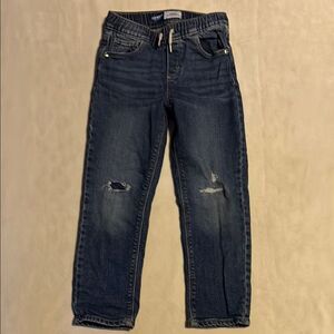 Old Navy Blue Distressed Jeans Relaxed Fit